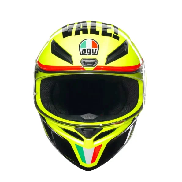AGV K1 S Grazie Vale helmet aerodynamic motorcycle racing helmet design