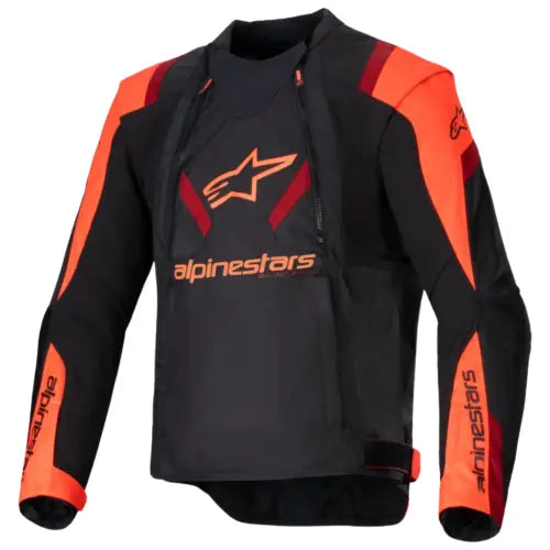 Alpinestars T-Stunt Air Jacket Black Red Fluo race mesh jacket