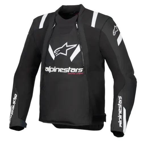 Alpinestars T-Stunt Air Jacket Black White racing mesh riding jacket