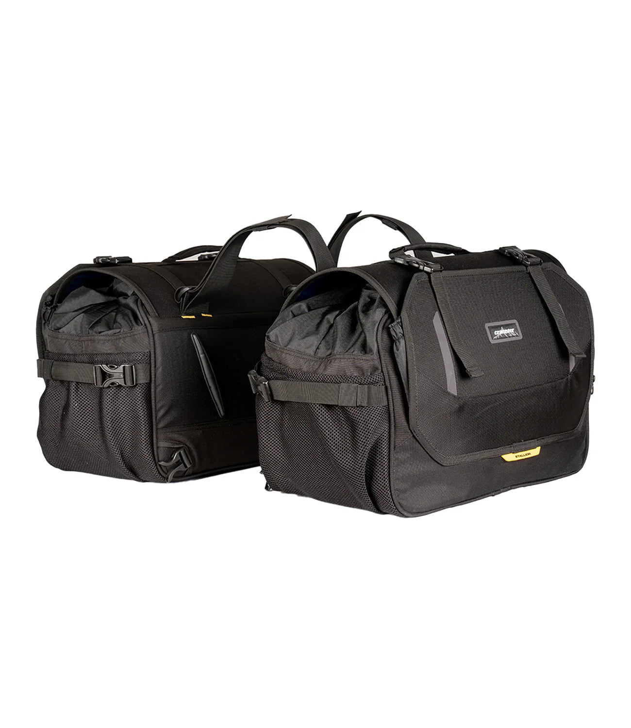 Cramster Stallion Stormproof Saddlebags 60L – heavy-duty waterproof bags for long-distance rides on 6KIOM.