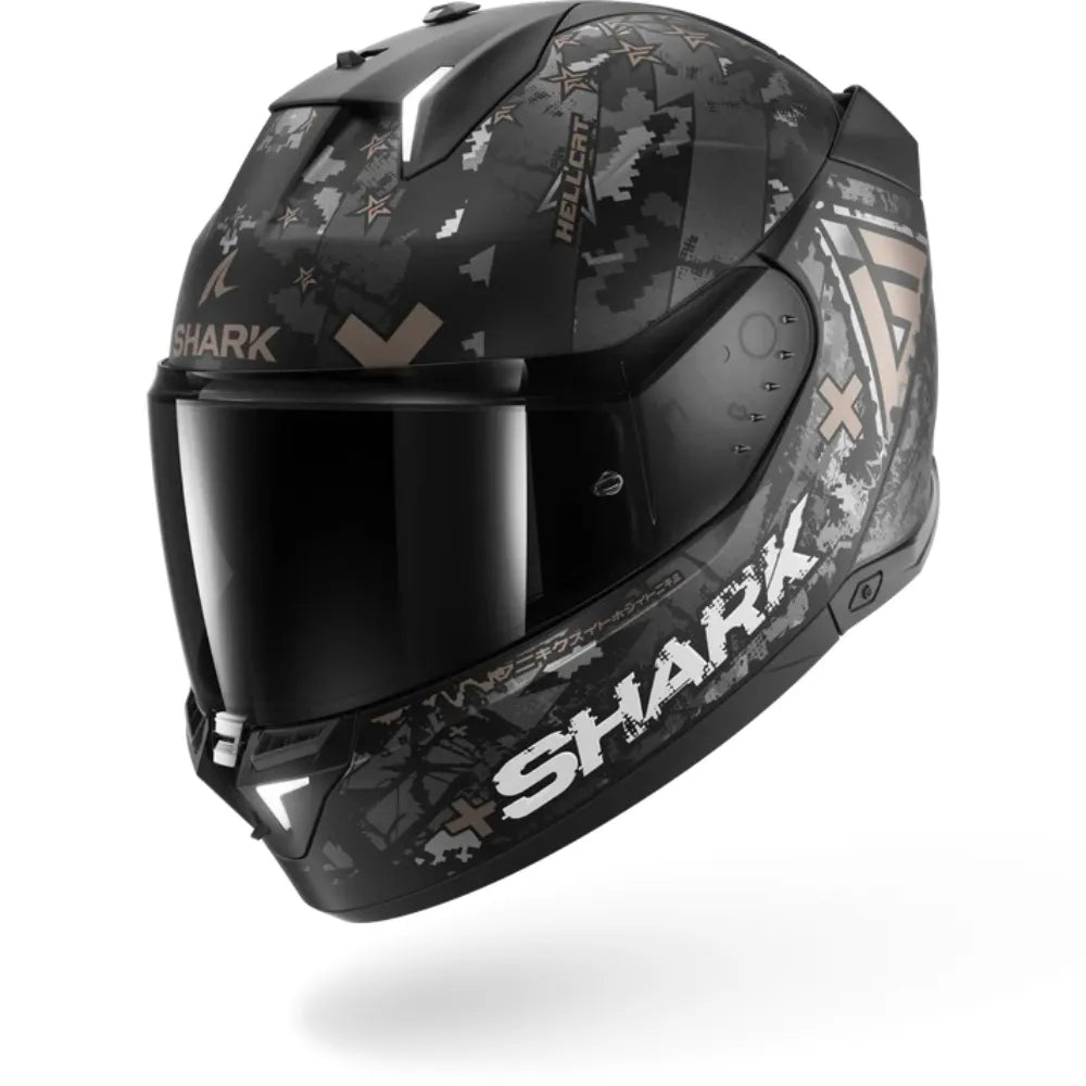SHARK SKWAL I3 Hellcat Matte helmet full face with active LED brake lights