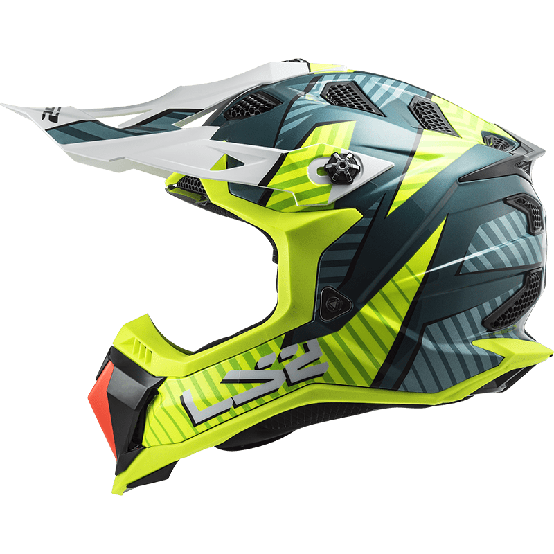 Casque Moto Cross Enduro Off Road Ls2 MX700 Subverter Evo GAMMAX Jaune Fluo  Vert Vente en Ligne 