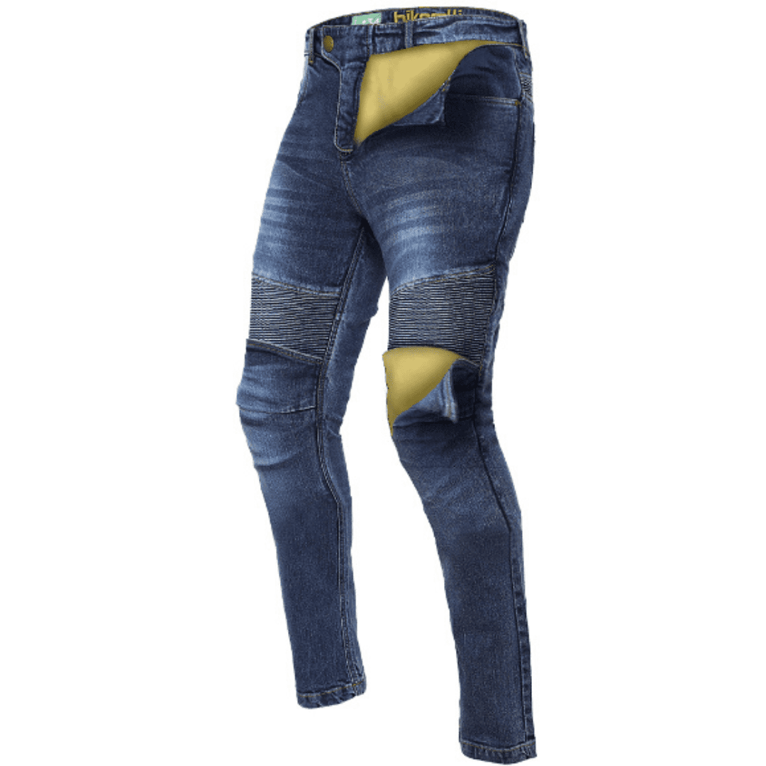 Mens Motorcycle Riding Pants Denim Jeans Protect Pads Equipment with Knee  and Hip Armor Pads VES6 Black XL34 Blue 4 Pcs Knee Hip Gear Small   Amazonin Car  Motorbike